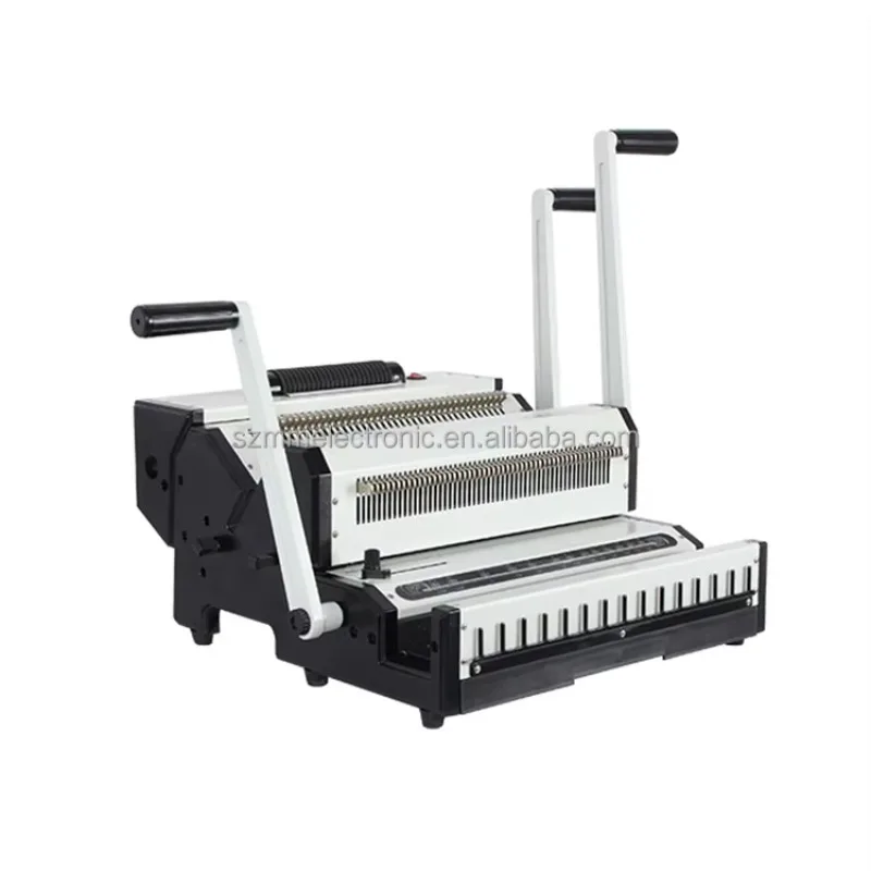 MOMOTECH 3 in 1 High Quality Multi Function Wire and Spiral Manual Book Binding Machine