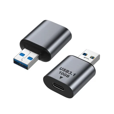 For TYPE-C to USB3.1 female interface adapter high speed transmission audio & video charging data conversion head 10gbps