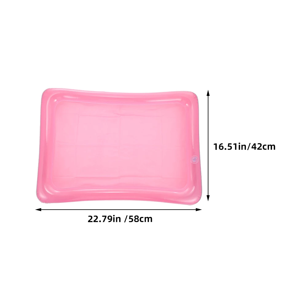 2 stücke Aufblasbare Lagerung Pad Tabletts Schwimmende Eis Servieren Pool Party Getränke Halter Kühlung Tabletts Schwimmen Strand Veranstaltungen