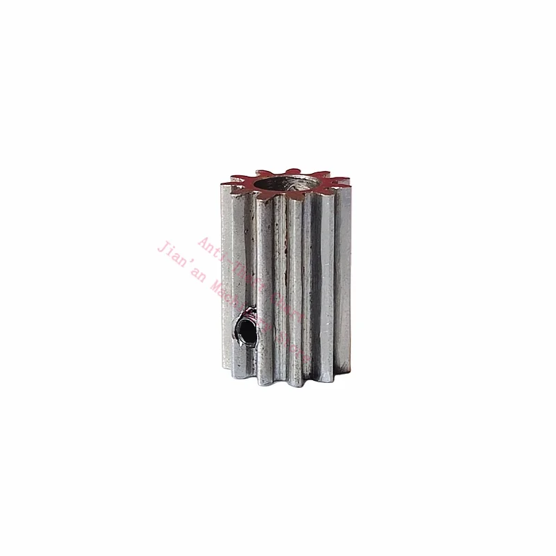 2pcs 0.8 mod 10 teeth 11 teeth 12 teeth 13 teeth 14 teeth 15 teeth 17teeth brass 45 carbon steel involute cylindrical spur gear