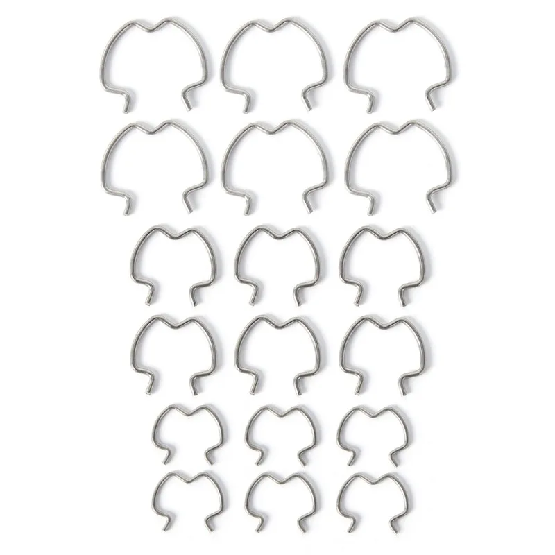 Car modification supplies, 18-piece set, 800-801 quick connector clips, 3/8 inch, 5/8 inch, 1/2 inch