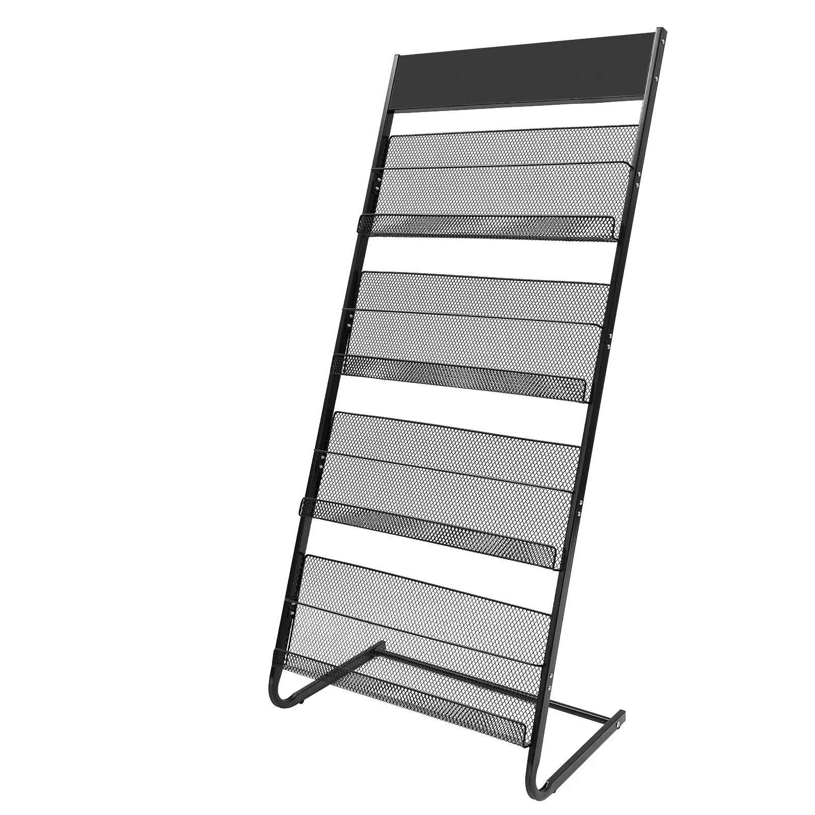 

4-уровневый держатель для витрины, 8,82 фунта, несущий для демонстрации журналов, журналов, брошюр, книг и т. д.