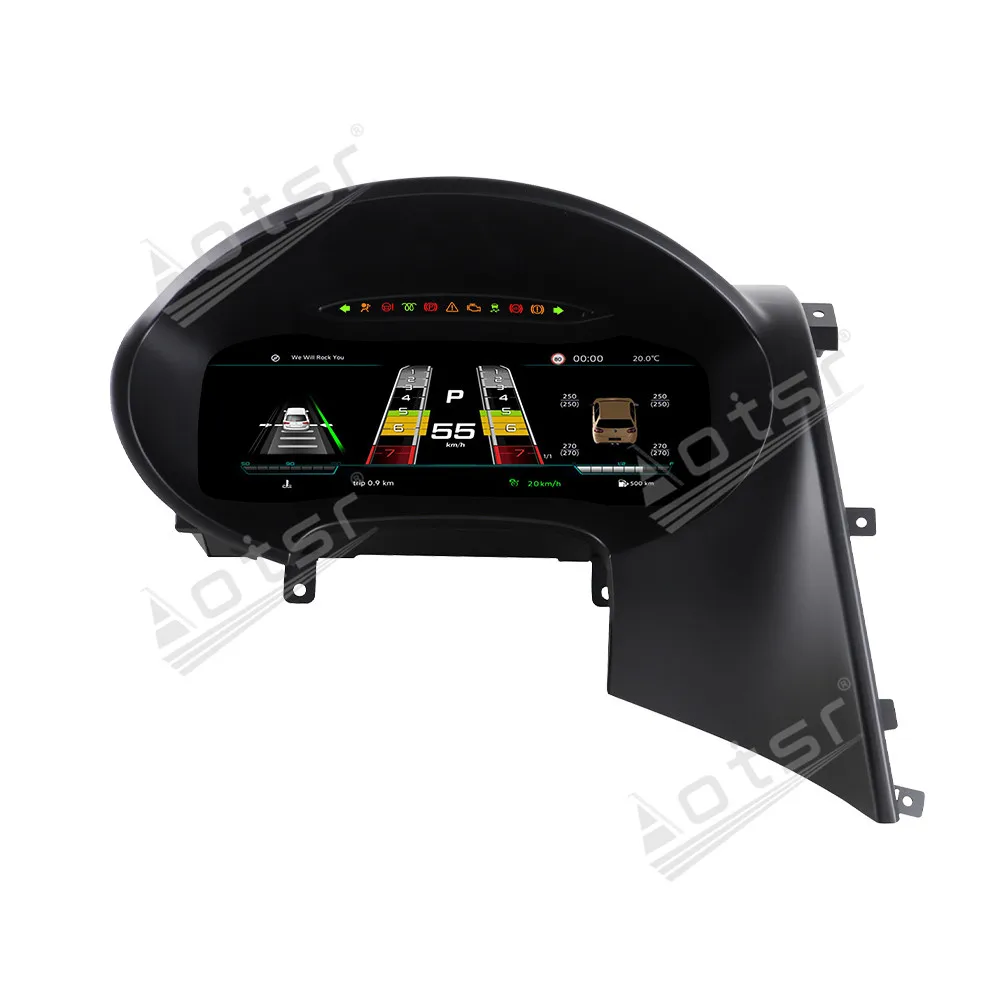 12.3'' Screen For Volswagen SEAT Leon 2009-2012car clear LCD instrument panel Linux System Virtual Cockpit Speedometer Dashboard
