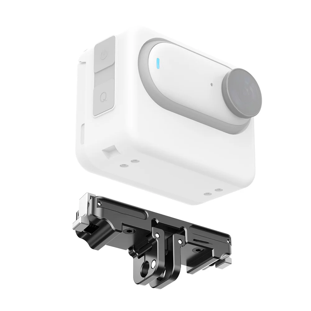 

Quick Release Camera Magnetic Base Bracket with Universal 1/4 Screw Hole Sports Camera Adapter Accessories For Insta360 GO3