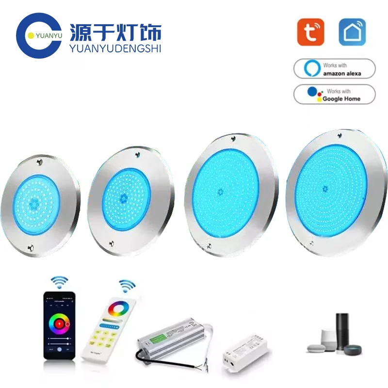 

Подводный светильник RGB 12 В, светодиодный умный IP68, светильник для бассейна, 6 Вт, 12 Вт, 18 Вт, 35 Вт, управление мобильным приложением, украшение для вечеринки у бассейна, фонтанная лампа