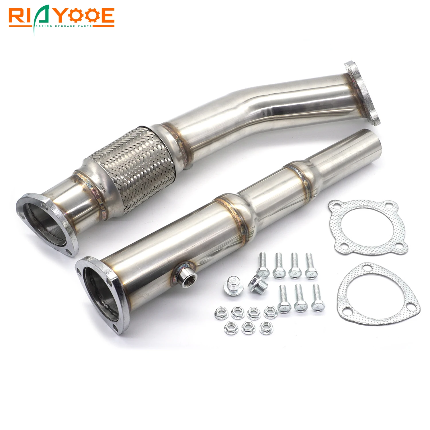 Car Downpipe for Volkswagen Golf Jetta MK4 GTI New Beetle 1.8T 1999-2004 Down Pipe for Audi TT 180 FWD Stain Steel