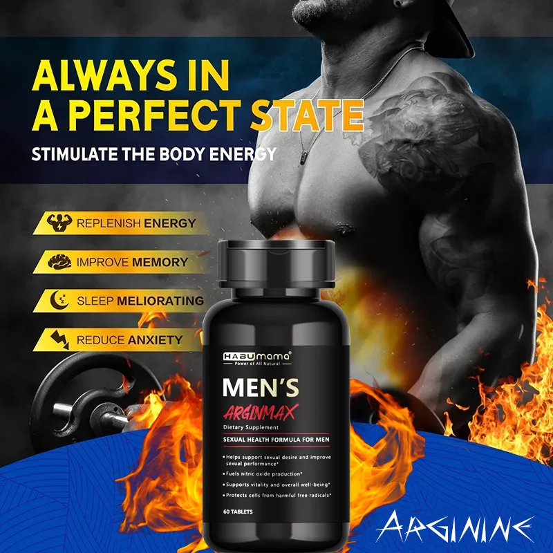 Best Male Enhancing Supplement With Arginine - Natural Muscle Builder Enlargement Pills & Test Booster