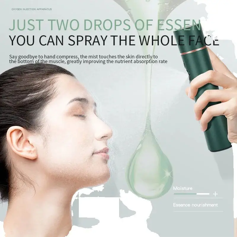 

New Oxygen Skin Care Portable Fine Mist Facial Sprayer Moisturizing Skin