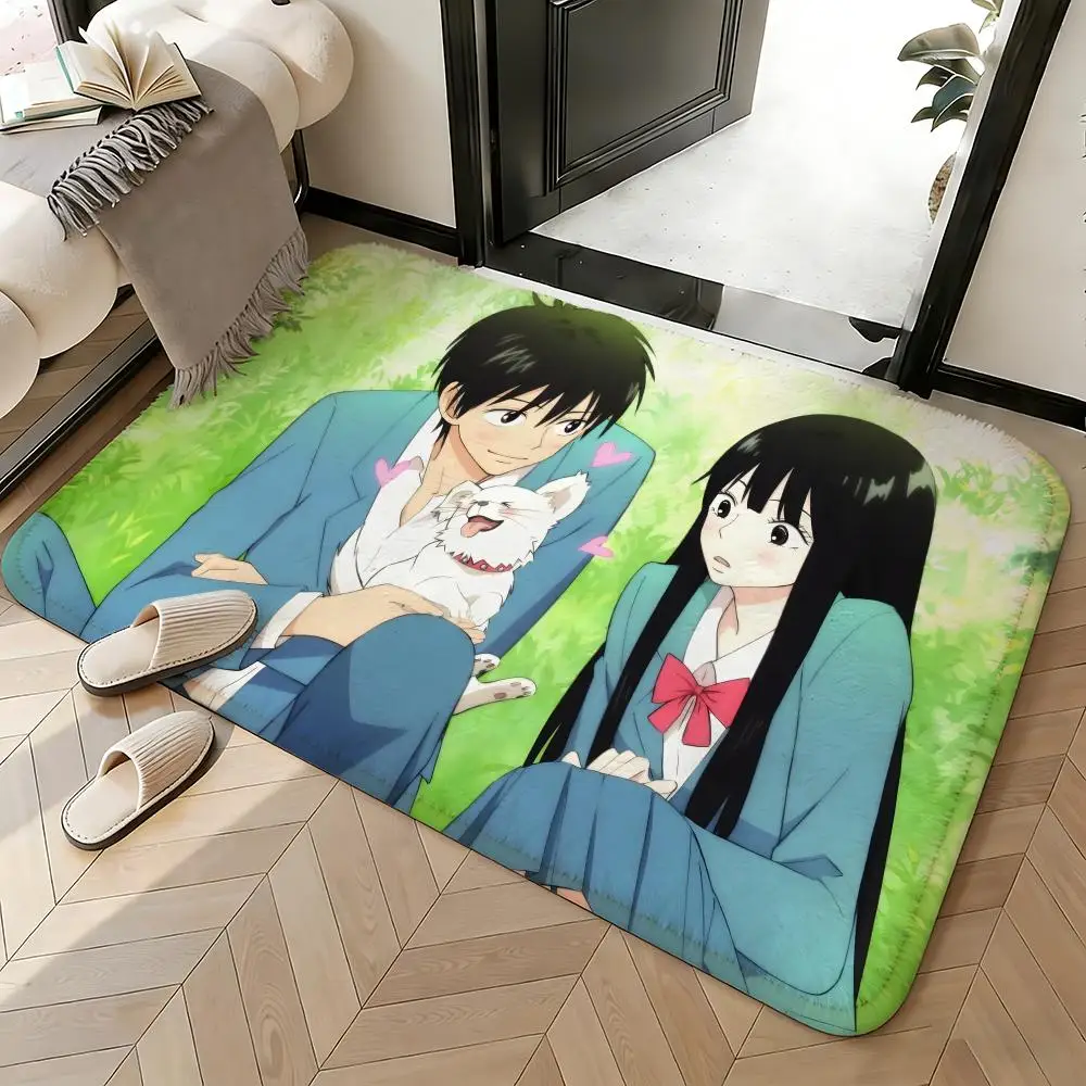 Soft Absorbent Non-Slip Rug Anime Kimi Ni Todoke Floor Mat Home Decor Doormat Bedroom Floor Mat Shower Carpet