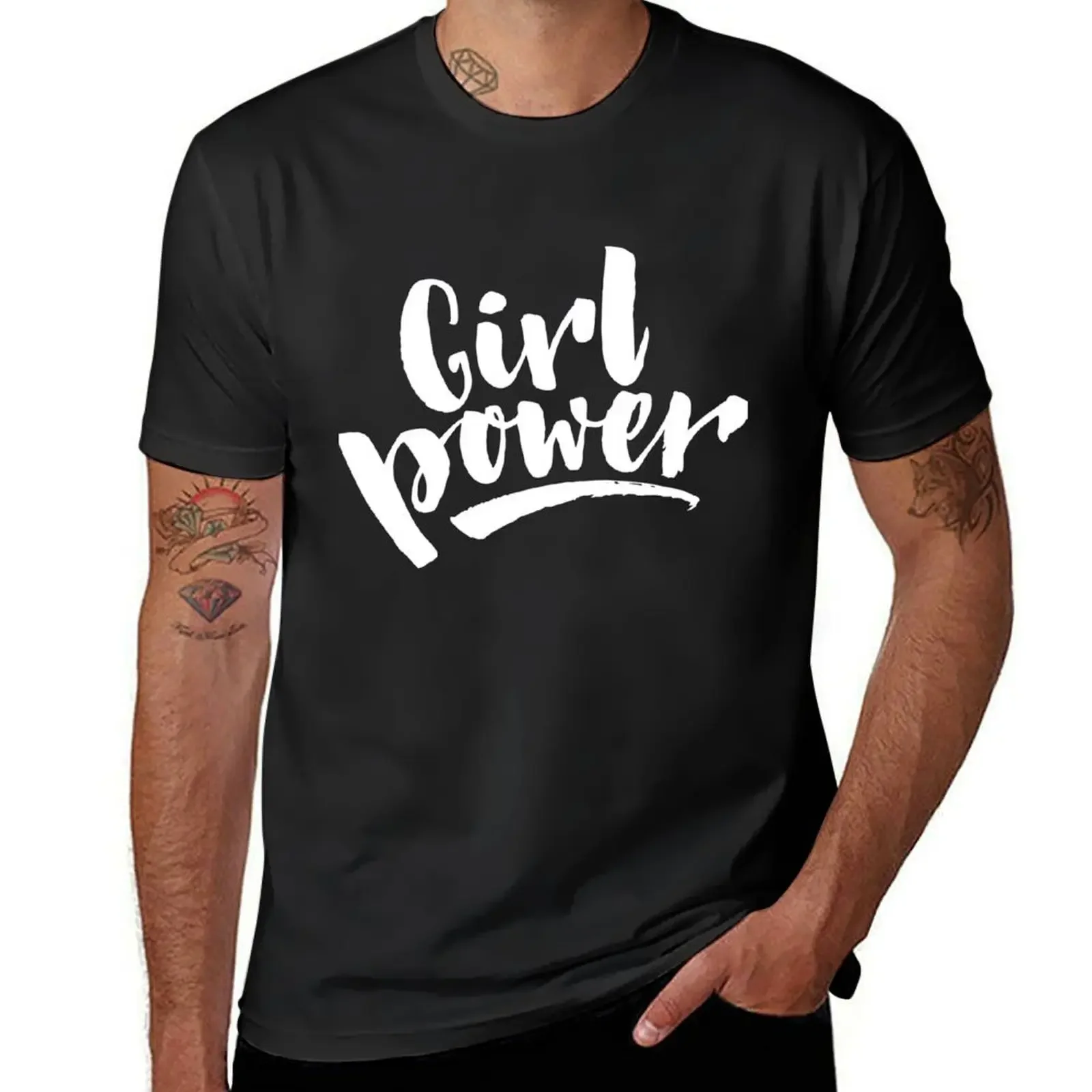 

Girl power T-Shirt boys animal print anime clothes compression shirt men