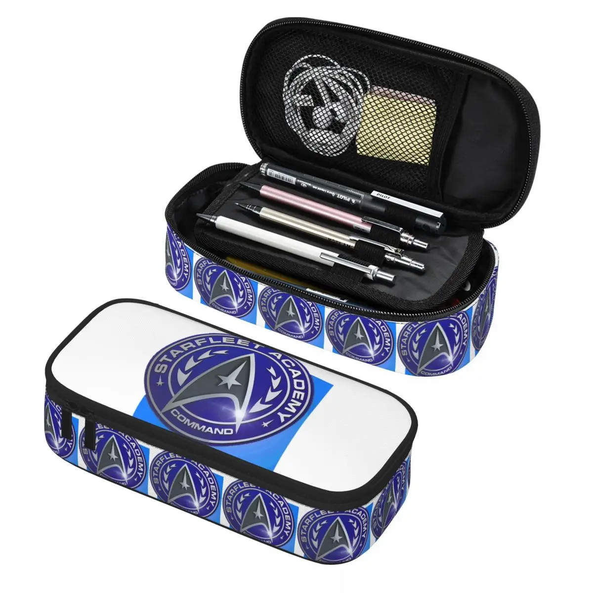 Star Treks Science Fiction TV Series Pencil Cases Pencil Pouch Storage Stationery Supplies Large Storage Pen Box Pencil Bag