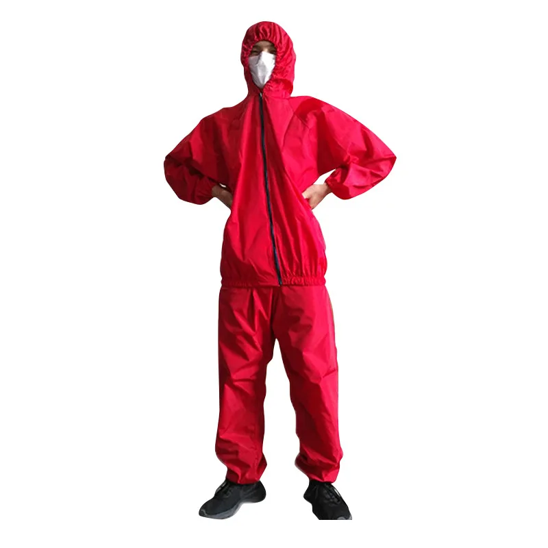 

New Workwear Work Hooded Dustproof Suit with Cap Protective Suit, Dirt Resistant Labor Protection Split Dustproof Suit Set