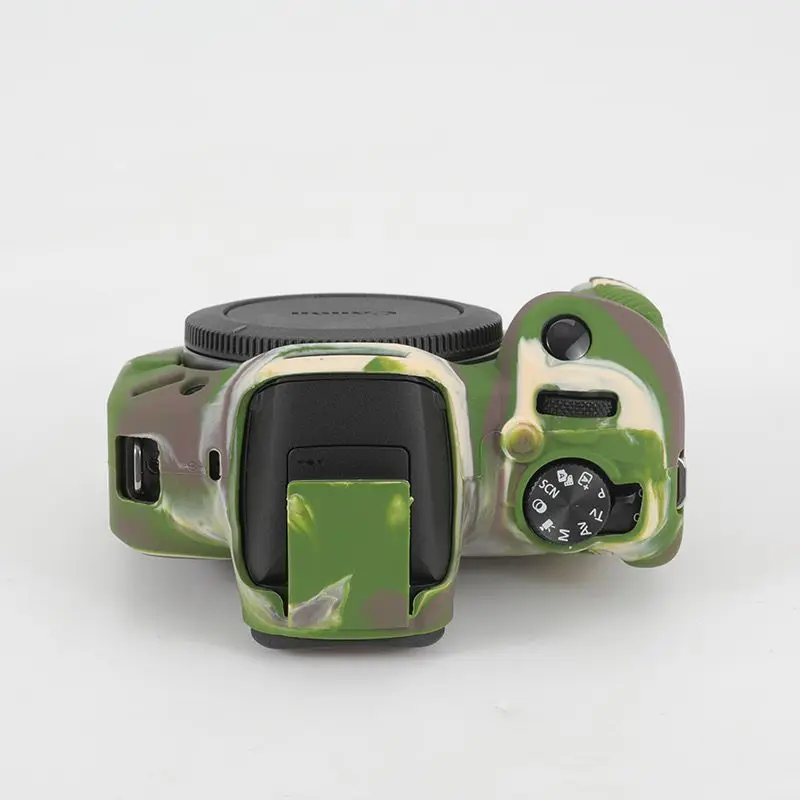 キヤノンEOS R100ミラーレスカメラ用シリコンラバースリーブアーマースキンケースボディカバープロテクター、ソフトシェル保護ビデオバッグ