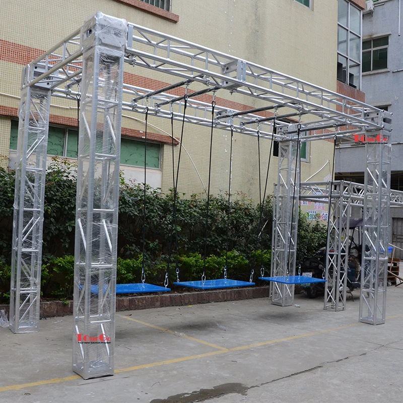 

Custom-made Indoor Outdoor Parkour Ninja Course Kids Adult UNSTABLE BRIDGE Ninja Warrior Obstacle Course for Sale