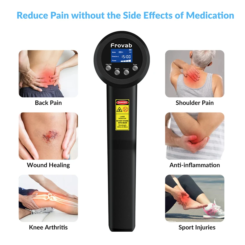 Powerful Best Cold Laser Therapy Laser Pain Therapy Physical Therapy Laser Herniated Soft Tissue Damage for Clinic Home Use