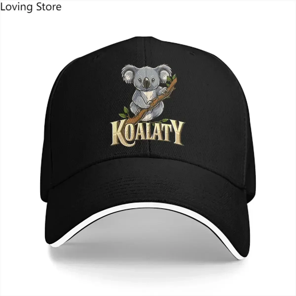 New Washed Men's Baseball Cap Day November Trucker Snapback Caps Dad Hat Australian Koala