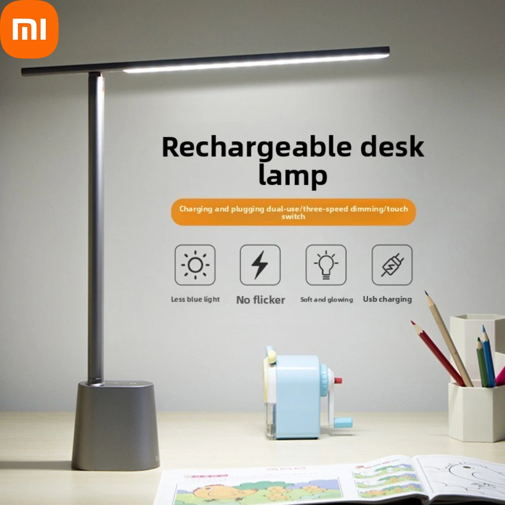 

Xiaomi LED Desk Lamp Eye Protection Study Dimmable Office Light Foldable Table Lamp Smart Adaptive Brightness Bedside Read Lamp