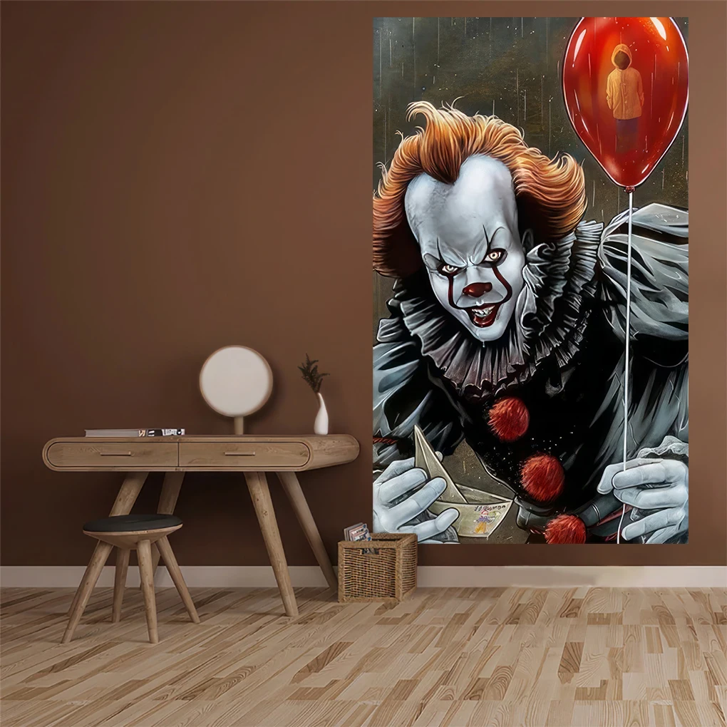 The Joker Returns, Chaki Tapestry, Wall Hanging, Ogre Saw, Scary, Art Blanket, Bedroom, Living Room Decoration