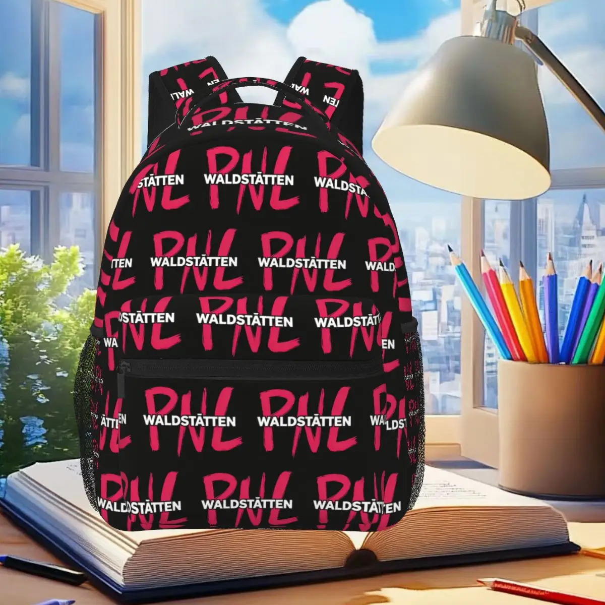 Rapper PNL Que La Famille Le Monde Chico Album Backpack Student Boys Girls BookBag Kids School Bag Shoulder Bags for Men Women