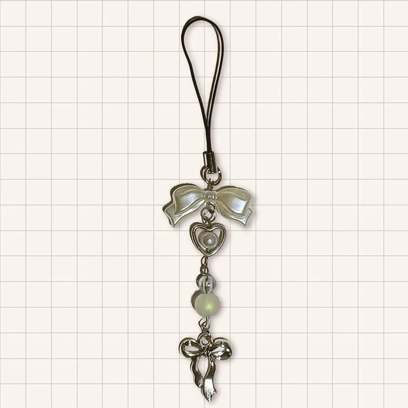 coquette Bow phone charm handmade aesthetic