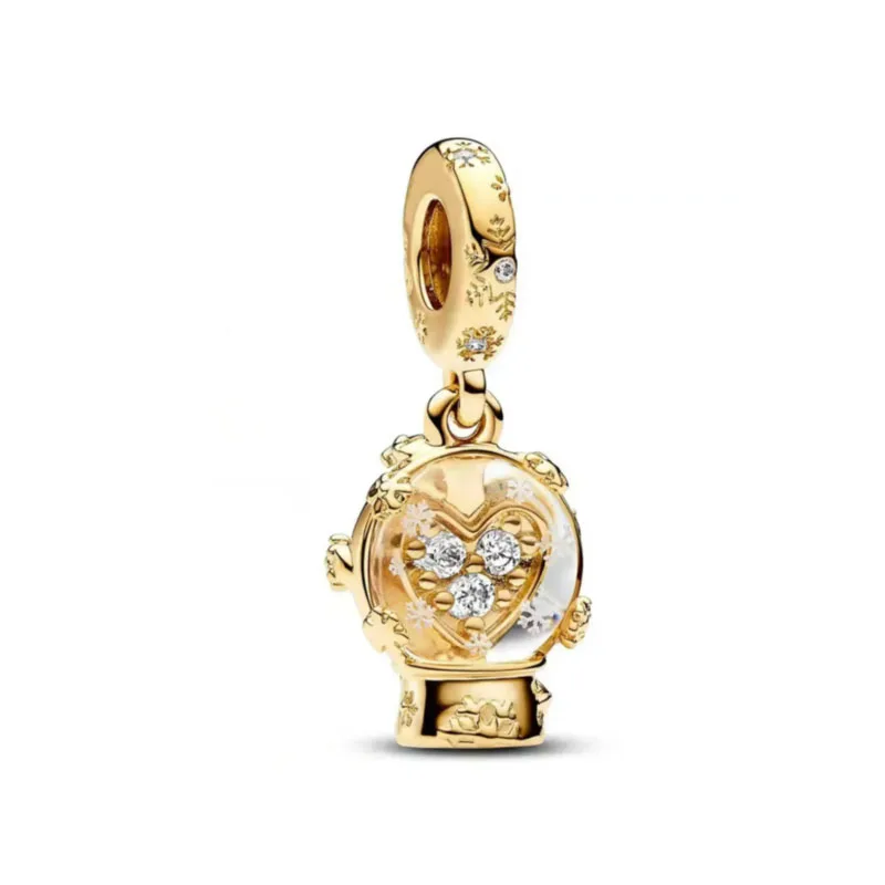 2026 الذهب اللون اليراع عباد الشمس الفشار السلامة Diy بها بنفسك حبة صالح الأوروبي 925 فضة سوار قلادة مجوهرات للنساء