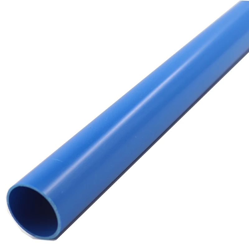 O.D 16~110mm Blue PVC Pipe 50cm length Aquarium Fish Tank Watering Supply Garden Irrigation Fittings Planting Frame Water Tube