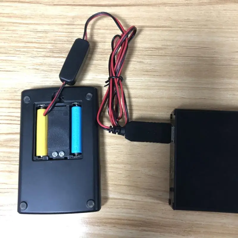 Y08D AAA Pin Cáp Cấp Nguồn USB Thay Thế 2x Pin AAA Cho Đài Phát Thanh Điện Đồng Hồ Đồ Chơi Đèn LED Có Công Tắc