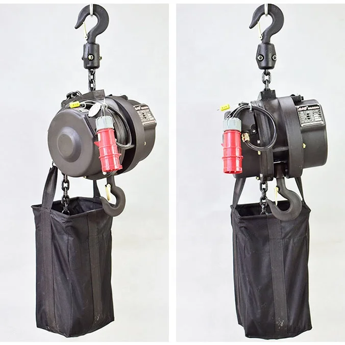 Supplier 220V 380V 500kg 0.5 1 1.5 2 Ton Lifting Truss Motor Hoist Electric Chain Stage Hoist for Stage Truss Rigging