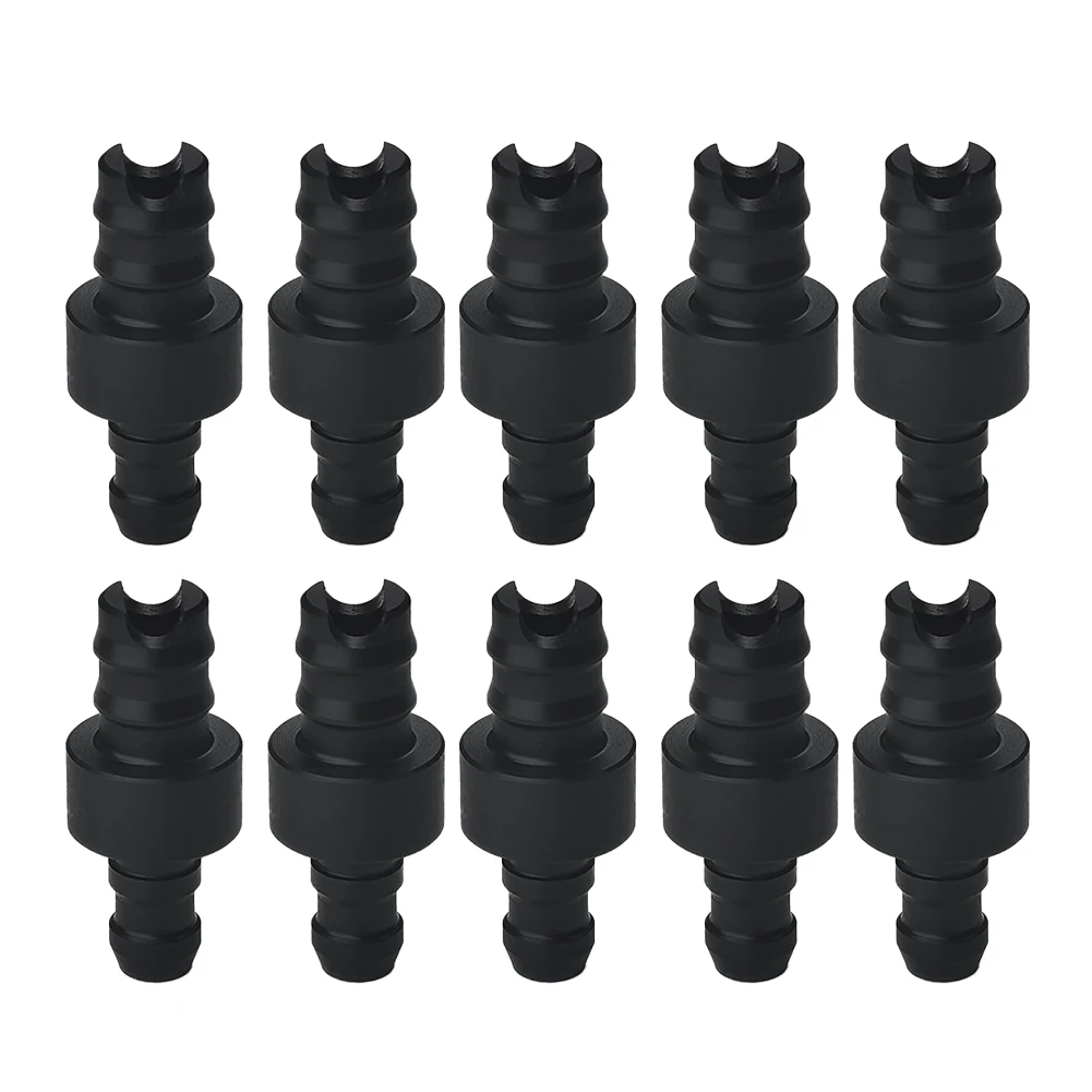 10Pcs Black Plastic Milk Hose Connector For Melitta Coffee Machine Tube Fitting Kitchen Appliance Accessories