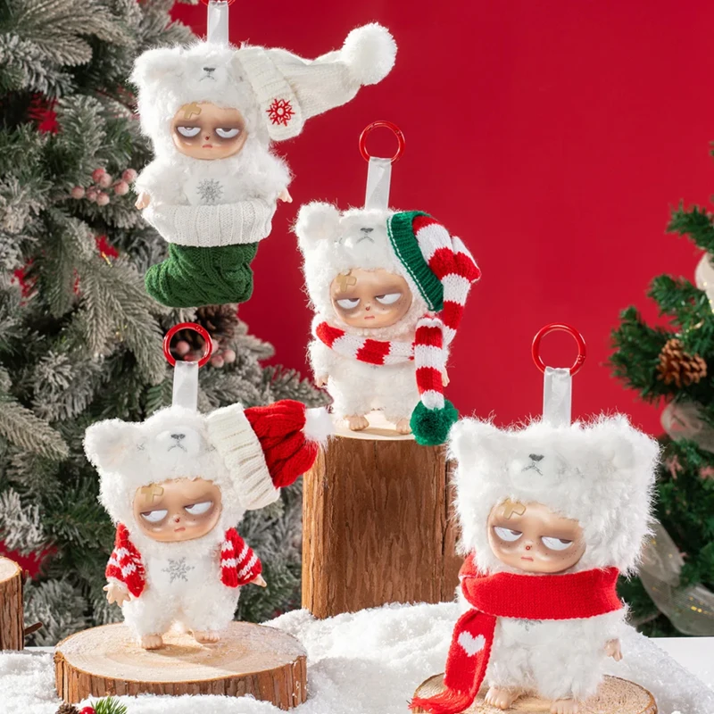 

Sleepless Grumpipi Christmas Series Blind Box Grumpipi Vinyl Doll Mystery Box Anime Keychain Surprise Bag Pendant Ornament Toy