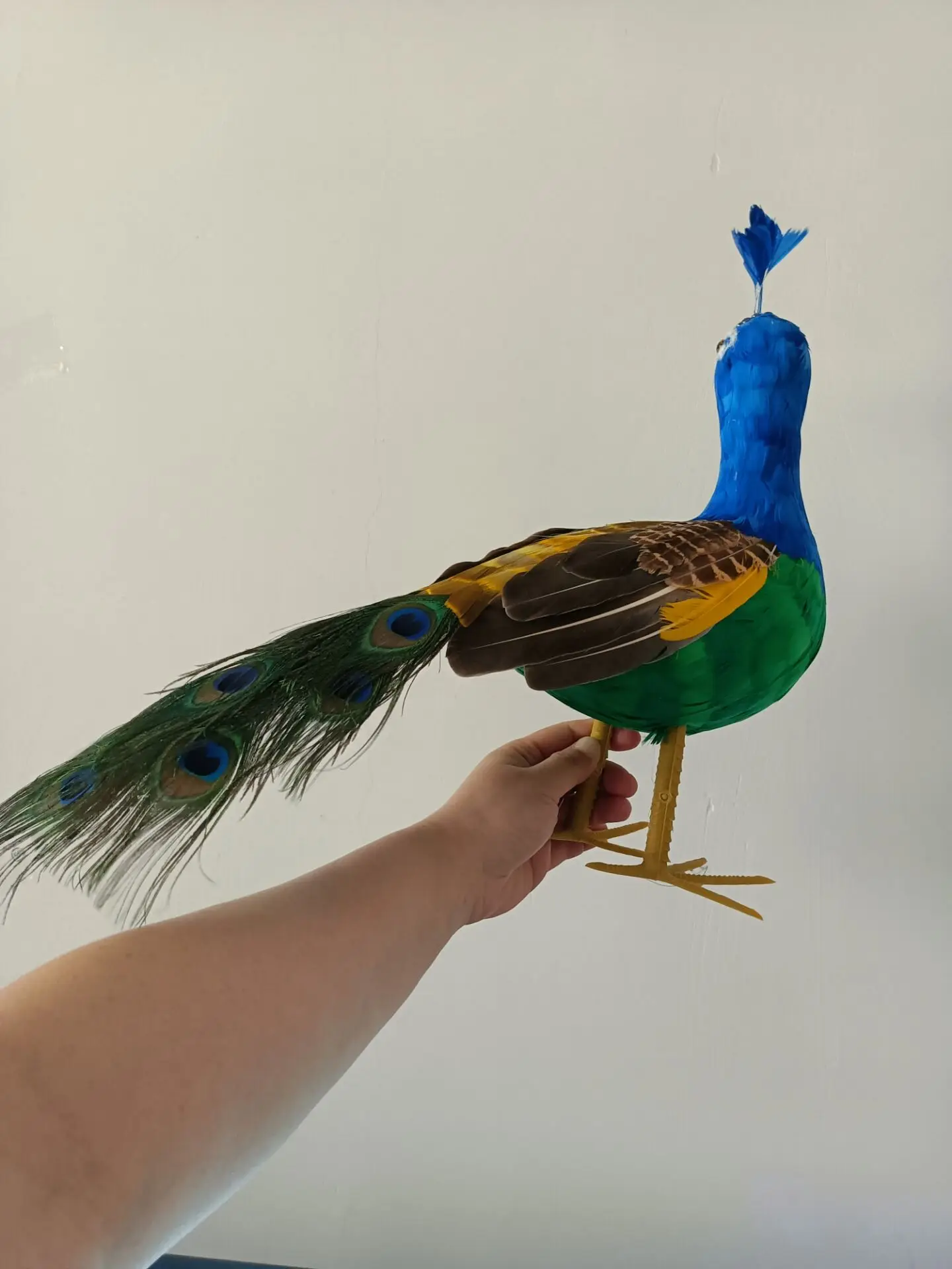 new cute simulation foam&feather peacock model garden decoration gift about 45cm p2696