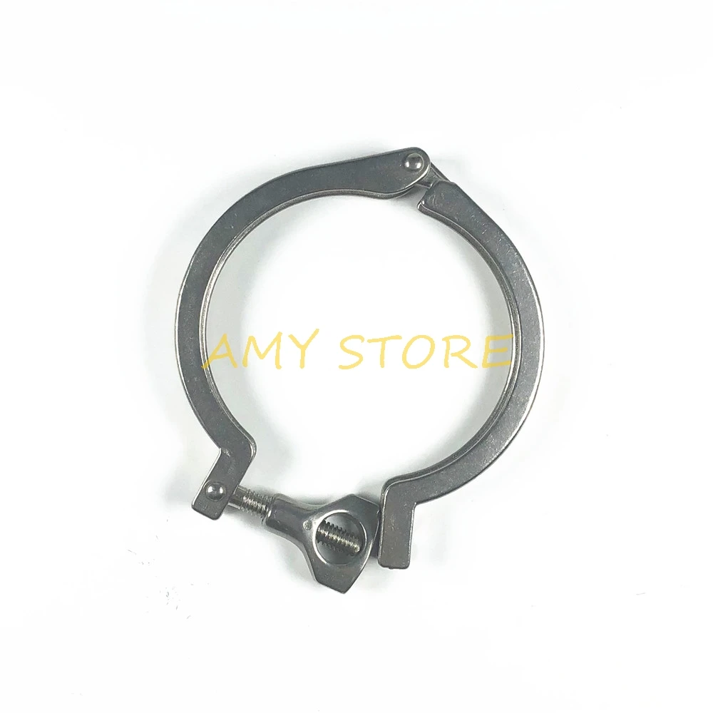 Abrazadera de tubo OD de 51mm y 2 ", abrazadera triple apta para virola OD de 64mm SS 304, abrazadera de ajuste sanitario de acero inoxidable para producto diario Homebrew