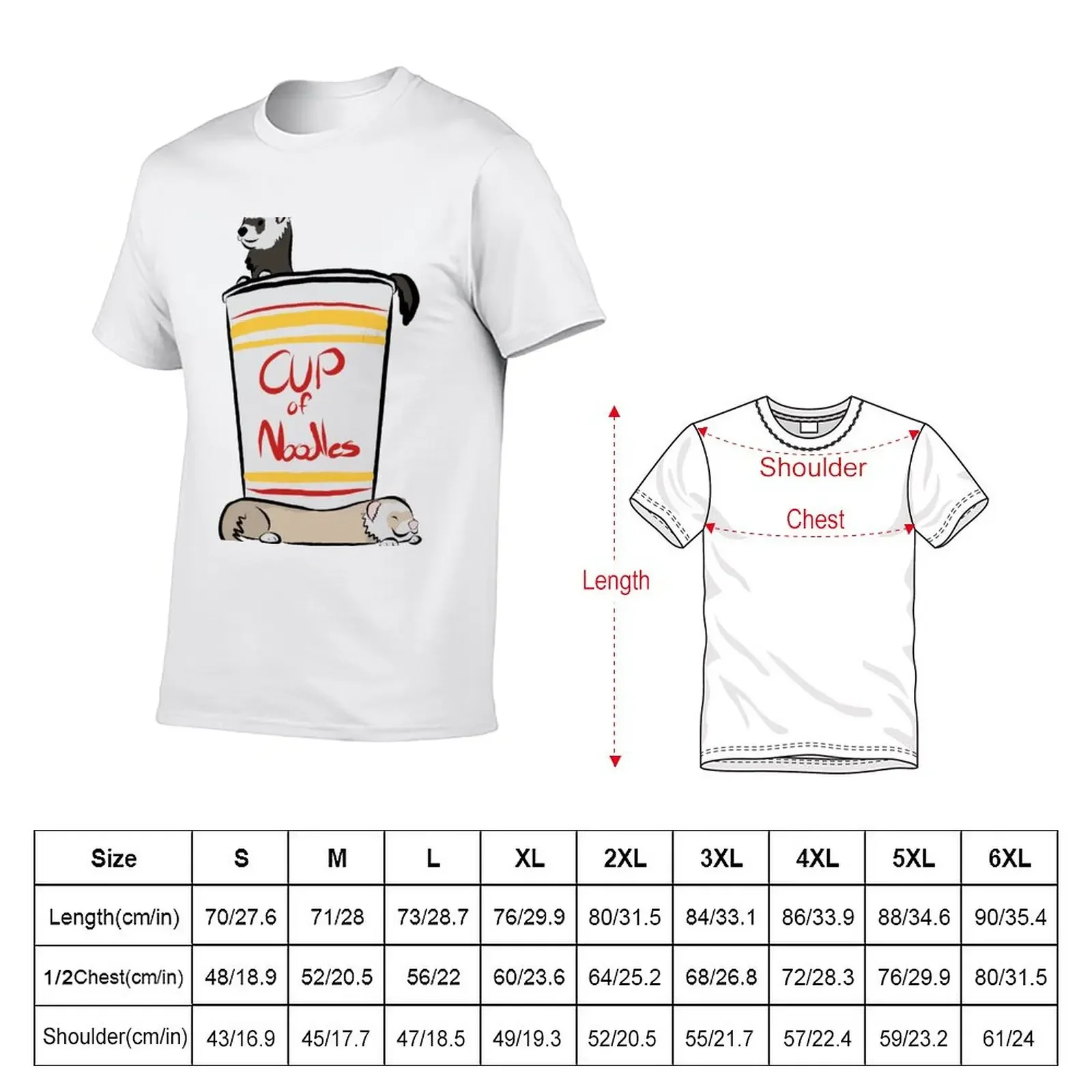 New Cup of Noodles T-Shirt animal print shirt for boys blank t shirts men graphic t shirts