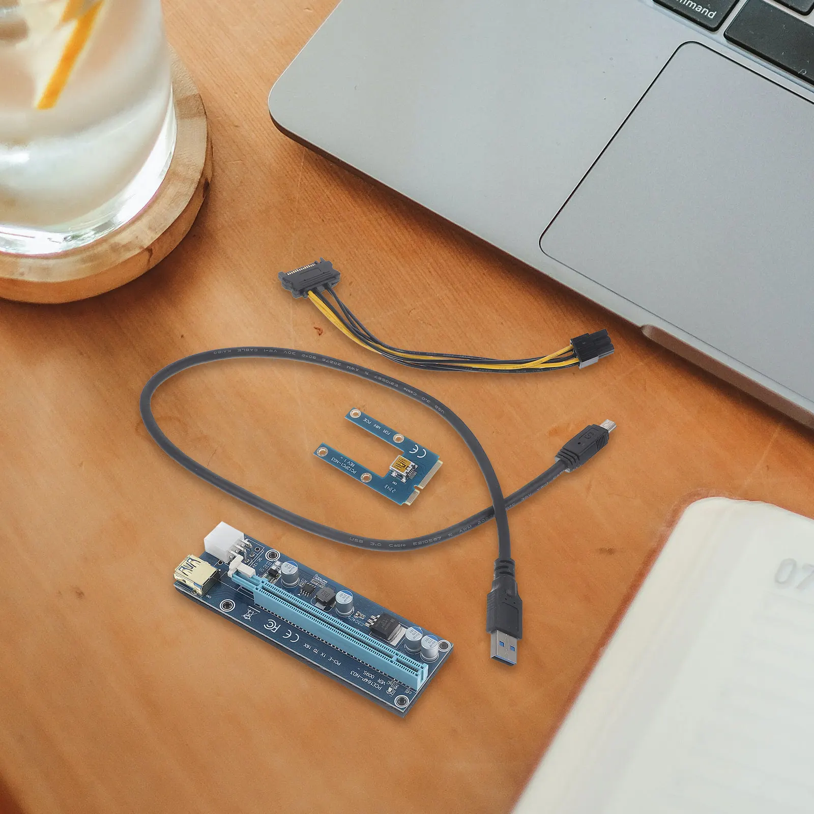 

Mini PCIe to PCI E External Graphics Card Adapter Cable 60cm USB 3.0 for Laptop Enhanced Gaming Performance Portable GPU