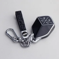 Car Key Case for Changan Deepal S7 SL03 Remote Protection Cover Bag Shell Keychain Housing Ring Holder Fob Interior Accessories