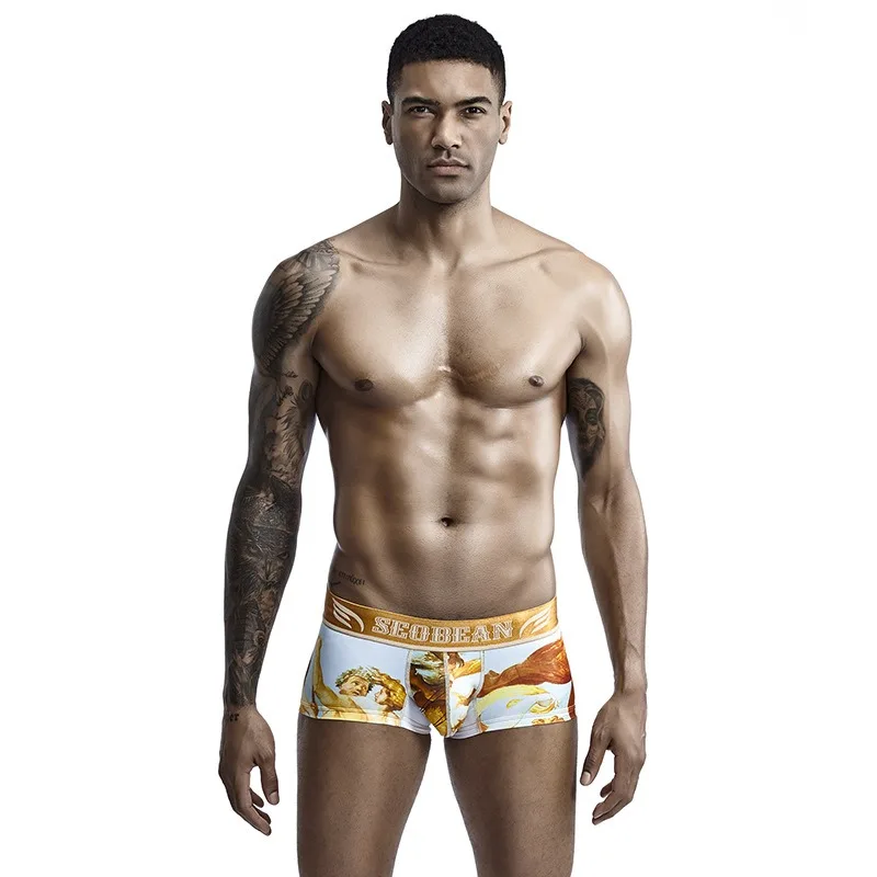 سراويل داخلية رجالية عصرية مطبوعة رقمية سراويل رجالية عصرية XB 90230