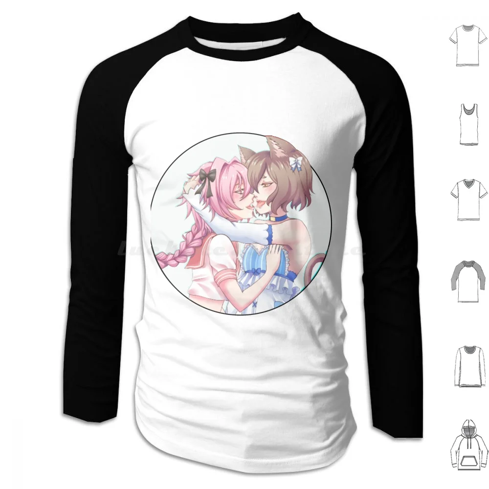 Astolfo X Felix Large Version Hoodies Long Sleeve Astolfo X Felix