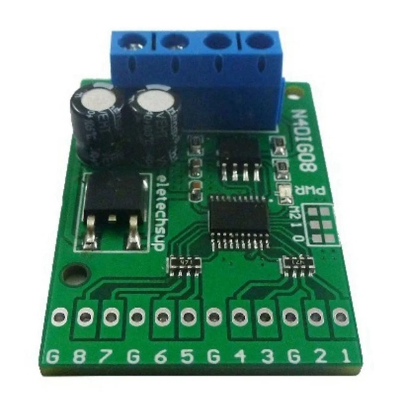 3X 8Ch Input/Output Digital Switch TTL Lvttl CMOS RS485 IO Control Module Modbus Rtu Board For PLC Relay, (No Pin)