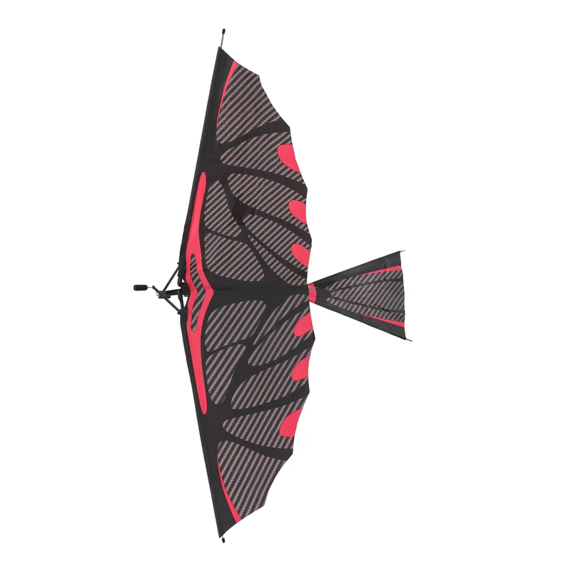 N11r modelo de fibra de carbono, montagem de aeronave, asa batendo, modelo diy, pterosaur, faixa de borracha, aeronave biônica