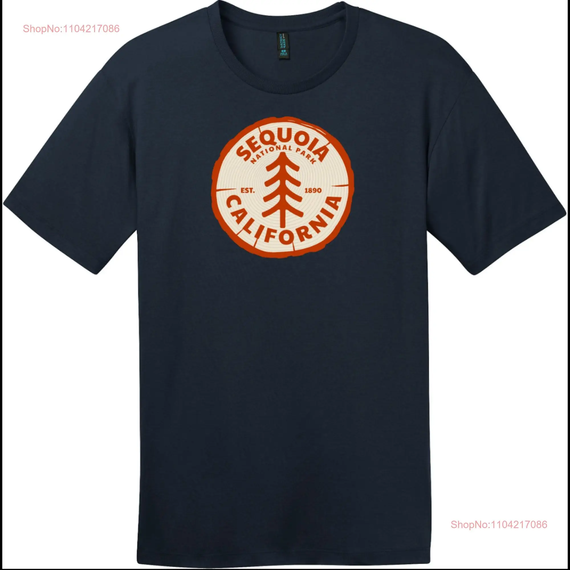 Sequoia National Park California Tree T Shirt long or short sleeves