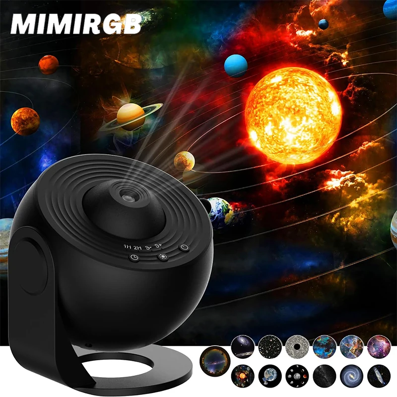 Planetarium Projector Starry Sky Galaxy Projector Bedroom Night Light 360° Rotating HD Image Planetarium Lamp Birthday  Gift