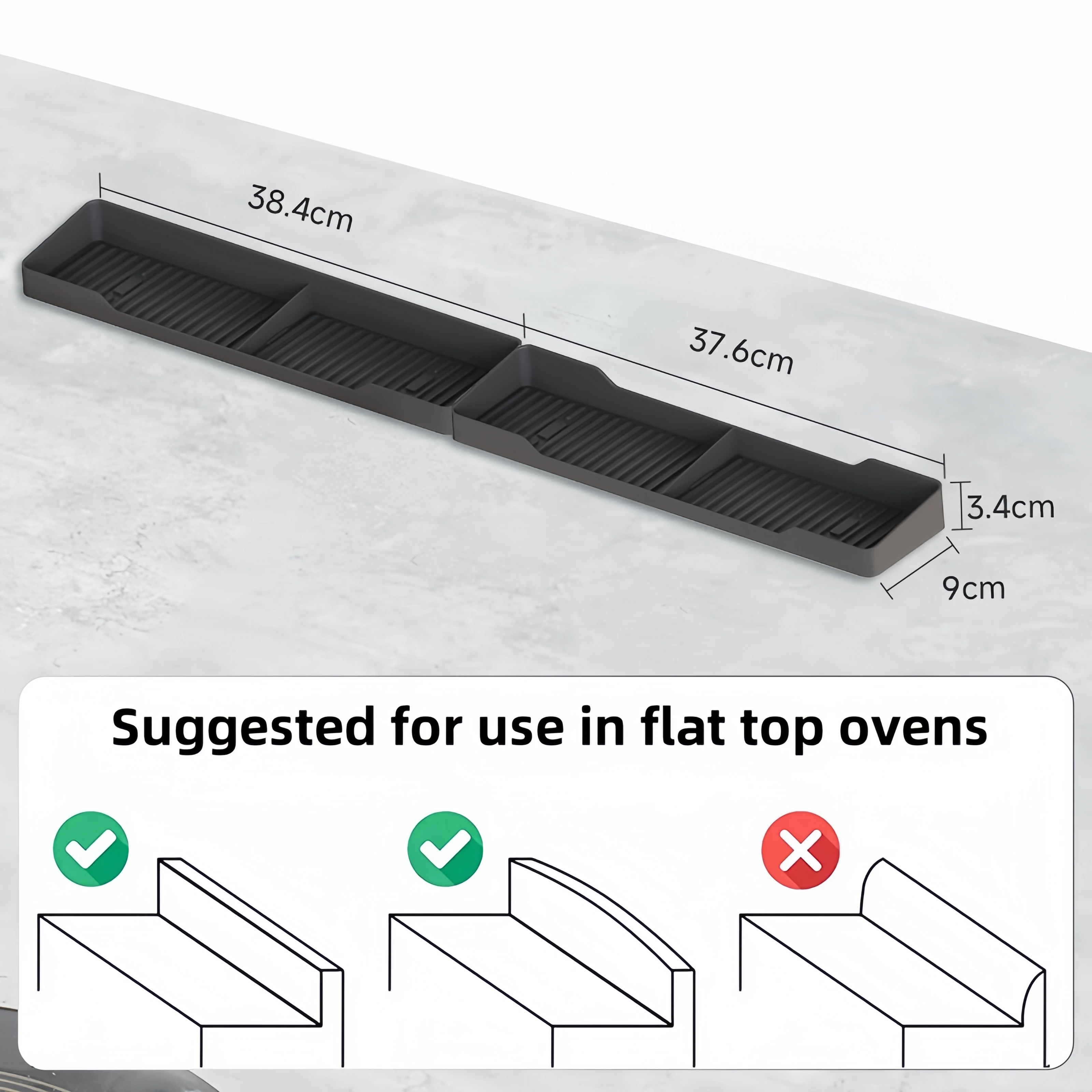 Spice Rack Magnetic Stove top Shelf Over the Stove Spice Rack for Kitchen Shelves Silicone Shelf Organizer Seasoning Organizer