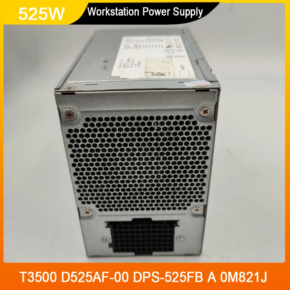 

T3500 D525AF-00 DPS-525FB A 0M821J Блок питания для рабочей станции 525 Вт