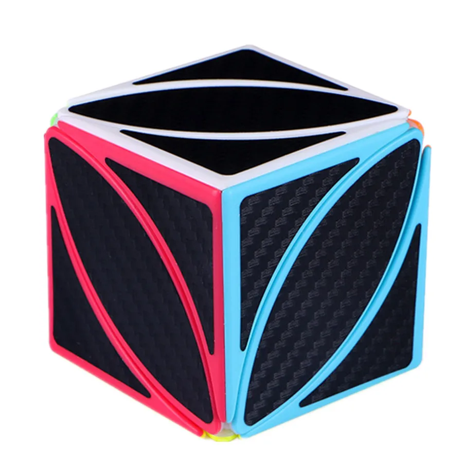 QIYI Cube 2×2 3×3 4×4 5×5 Piramide Esdoornblad Carbon Fiber Sticker Snelheids Magische Kubus Puzzle Speelgoed voor Kinderen Kindercadeau Speelgoed