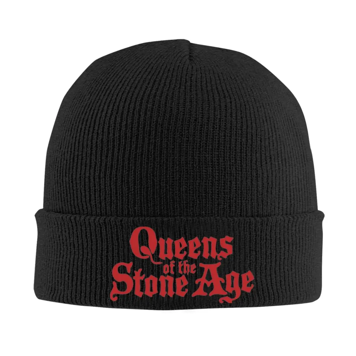 Queens Of Stone Age Hat Autumn Winter Beanies Baggy Cap Female Male Acrylic Knitted Caps