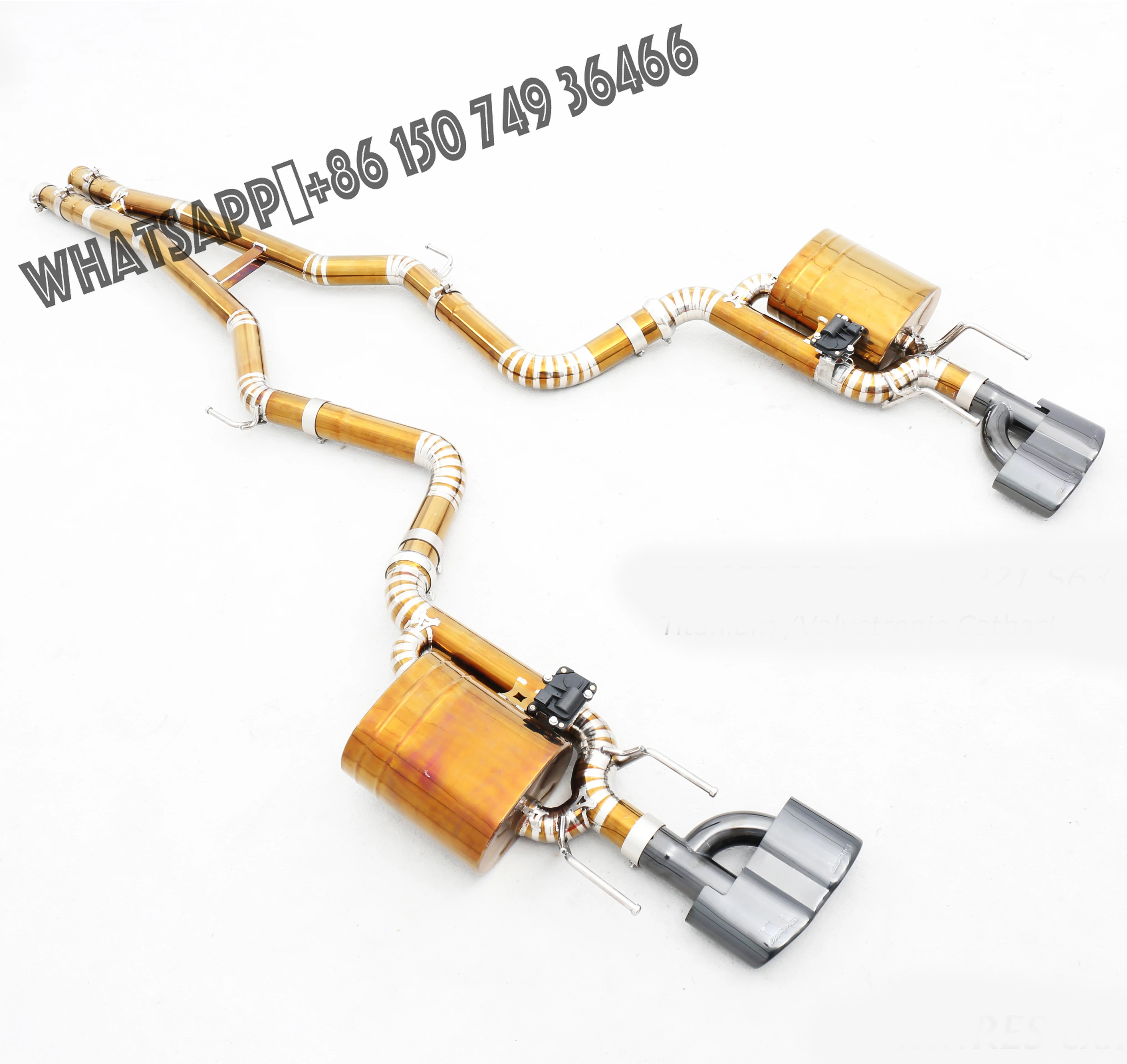 Muffler Catback Exhaust System for Mercedes-Benz S63/S65 AMG Car Exhaust for Mercedes-Benz S63/S65 AMG W221 M156 6.0T/6.2 M275