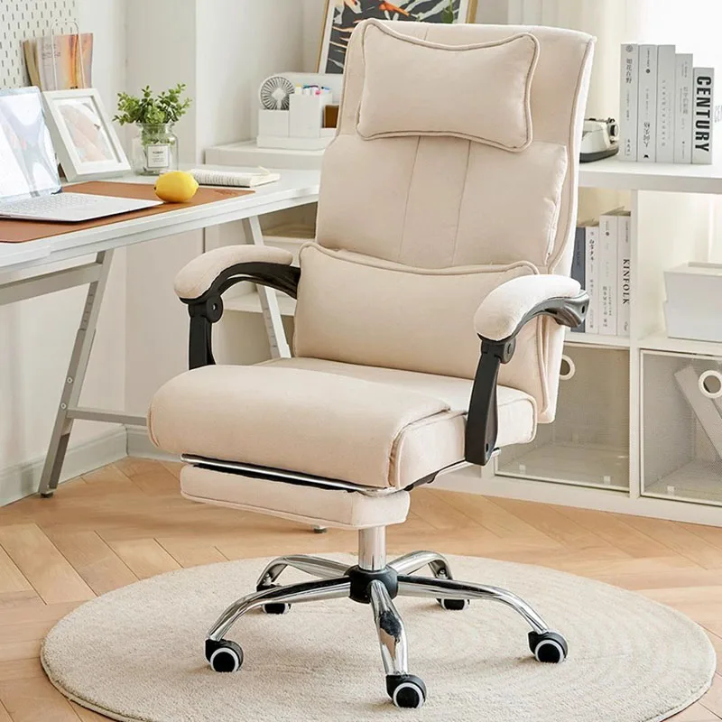 

Pc Room Chair Chairs Living Furniture Home Stool With Wheels Comfy Luxury Computer Relaxing Office Chairs Lazy Desk Armchairs