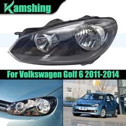 8Pin Car Front Bumper Headlight For Volkswagen Golf 6 2011-2014 Front Head Light Headlamp Head Lamp