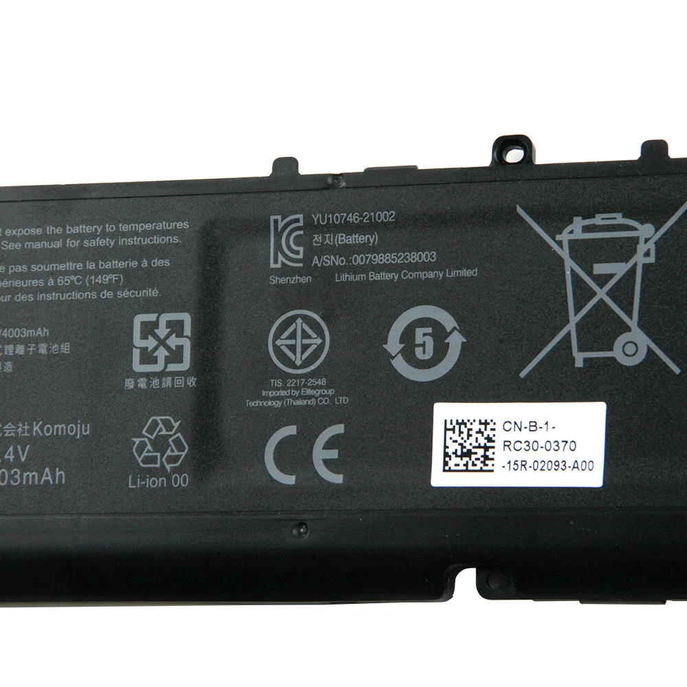 Original Replacement Battery For Razer Blade 14" Ryzen 2022 2021 RC30-0370 RZ09-0370 RZ09-0368 Genuine New Battery 61.6Wh image 3