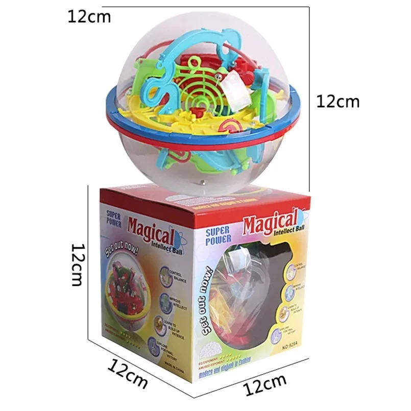 Ball Mini 3D Magic Puzzle Intelligenz & Idee Perplexus Labyrinth Spiele Labyrinth IQ Geschenke Ausstellungsstand für Kinder und Erwachsene